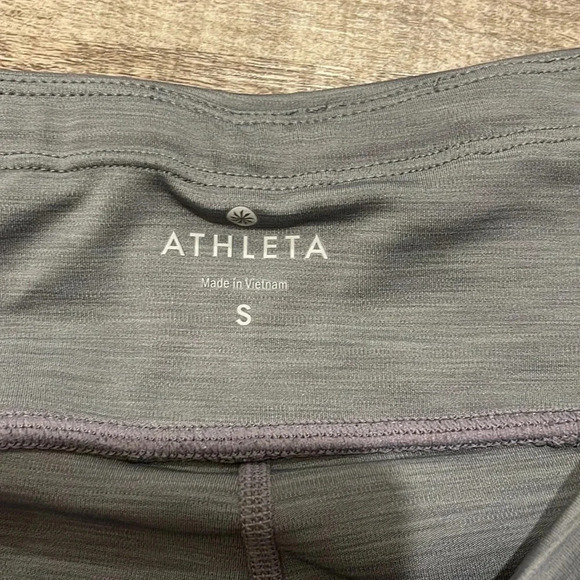 Athleta - Sonar Colorblock Leggings - Grey/Blue/White/Peach - Size Small - Picture 7 of 11